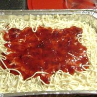 Spaghetti Cake I made this for my daughter's 3rd grade Thanksgiving feast at school. All the kids & the teacher thought I had put noodles and...