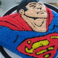 Super Man I did this cake for my son's 7th b-day.
