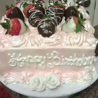 Strawberry Shortcake W/ Choc Covered Strawberries 