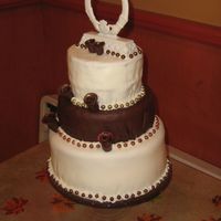 First Wedding My first wedding cake. Made for my best friend who married this week-end. Although I'm not terribly happy with it, I'm still...