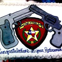 Retirement they brought a polaroid and said match this