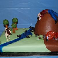 Over The Hill Cake Over the hill cake in MMF and gumpaste