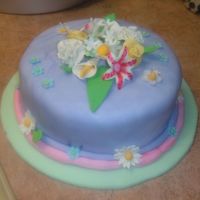 Final Project Cake For Wilton Course 4 learned so much......i will definitely continue!