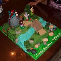 Dora Cake, Volcano, Bouncing Ball Made this for my four year old daughter's birthday. She wanted a Dora cake and when I was watching Dora with her one day, I saw...