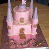 Castle Cake My daughter wanted a castle cake and she wanted it to be pink. I ran out of time due to party preparation and didn't complete what I...