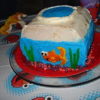 Elmo's Fish, Dorothy Another cake for my daughter's 1st birthday