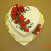 Wilton Fondant & Gum Paste Final I chose to do this cake for my final in the Wilton Fondant & Gum Paste class. Design idea came from the inside back cover of the course...