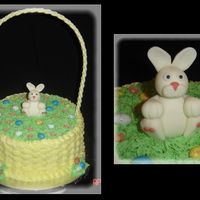 Happy Easter 10" with Sugarshack's bc. Fondant/tylose handle and bunny. Thanks for looking!
