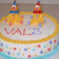 Clown Cake My first attempt at a clown cake while taking classes.