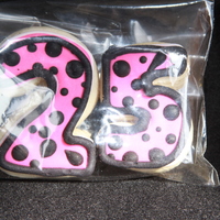 Birthday Cookies For my sisters 25th birthday!