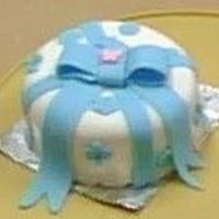 Bailey's First Fondant Cake I have discovered the joy's of fondant... :)