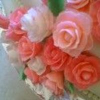 Part Of My Cake i love making fondant roses. they're my favorite. but i think i have to tighten the center more.