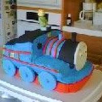 Thomas The Train Not one of my best but it's cool. I made it for my friend's 2 year old little brother's birthday cake. it was my first cake...