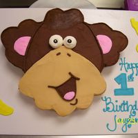 Monkey Time!!! 24 cupcakes with bc made for a first birthday