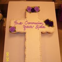 First Communion 24 cupcakes w bc. all decorations are in bc