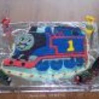 Thomas The Tank Engine I made this for my son's 4th birthday. He's a Thomas fanatic and was super excited about this!