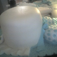 Pregnant Mmf Belly Cake Pregnant MMF Belly Cake. 5 layers of cake to feed 75ppl..TFL! =)