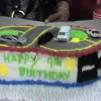 Racetrack Cake My first RACETRACK CAKE!