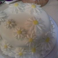 First Fondant Cake With Out The Class different view
