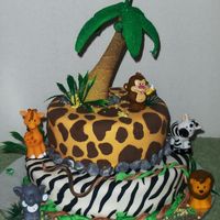 Animal Print Baby Cake 