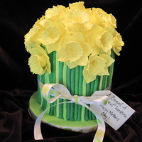 Daffodil Bouquet Been wanting to try one of these and Mother's Day was the perfect excuse. Vanilla cake with buttercream icing, Kahlua flavored syrup,...