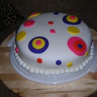 Kaitlin's B-Day I made this cake for my daughter's 14th birthday. My first time ever using foundant. I had trouble on one side . My daughter really...