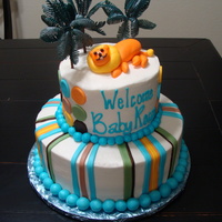 Dots, Stripes And Safari Lion 