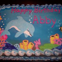 Dolphin Fun FBCT..... I love the way this came our, so bright and hppy