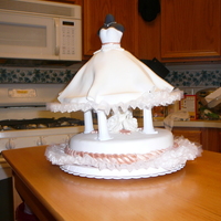 Wedding Dress I made this for a co-worker's wedding shower. I saw this cake on this website and always wanted to make it. I think it turned out very...