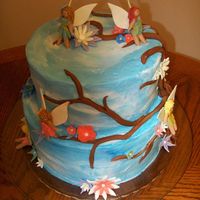 Fairy Tree This cake was for my cousin, she loves Fairy's. You can't see the tree trunk, but you are able to see a few of the branches. I...