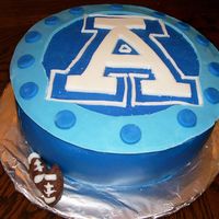 Toronto Argonauts Chocolate cake with MMF.