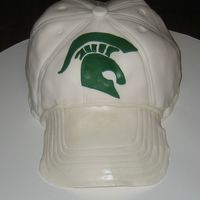 Msu Spartan Hat I tried out this hat cake from Confetti Cakes.