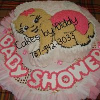 Its A Baby Girl a cute baby girl cake from scratch..