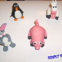Marzipan Animal Figurines 