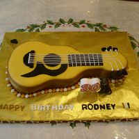 Guitar Cake - Rodney's 30Th 