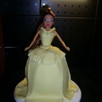 Princess Belle This was the first time i made a cake doll, let me know what you think!