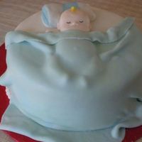 Fondant Baby And Blanket Learned how to make the fondant baby and blanket. The baby is a lot easier than the other ifugres I've tried to do. Thanks for looking...