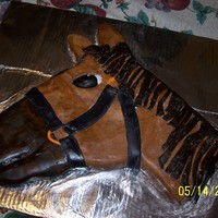 Carved Horse Cake For My Brothers Birthday White cake covered in buttercream frosting and mmf...