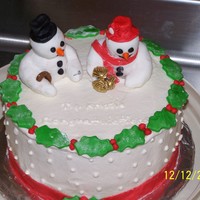 Christmas Engagement My nieces engagement cake....I actually was inspired by one I saw on this site..made a couple of small changes...cake was strawberry, white...