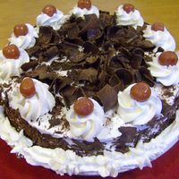 Black Forest Cake Original recipe for German Black Forest Cake. This was my first attempt, not my favorite but will definitely try again.