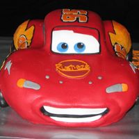 Lightning Mcqueen Carved from 2 9x13s