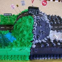 Over The Hill I got this idea from several cakes I have seen on this website. Thanks for the idea to everyone who has made this before.