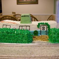 Redneck Trailer For redneck birthday party. Trailer, with leaking swamp cooler, toilet full of flowers, pink flamingo.