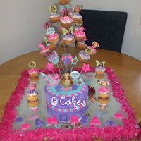 Hannah Montana Cake Buttercream cake con detalles en gum paste.
