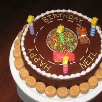 Cars B'day Cake My 4 year old son wanted a white and chocolate cake with strawberry inside with McQueen and Mater on it. So I made this cake with alternate...