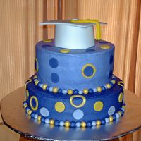 Picture_124_Edited.jpg this is my second cake, I made this for my nice she love purple, but forsome reason look blue in the picture, is a Dominican cake filling...