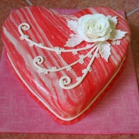 Heart Cake For My Mom 