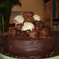 Triple Chocolate Truffle Cake 