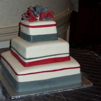 A Study In Contrast I actually made this for a Bar Mitzvah, but it could be used for a wedding. It is all fondant.