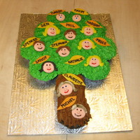 Family Tree A cupcake cake for a family picnic.
